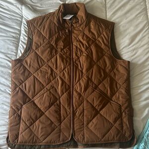 Never worn vest from Jcrew. Size large